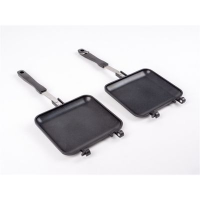 Tostapane sandwich per fiamma gas con manico 13,5x15 cm