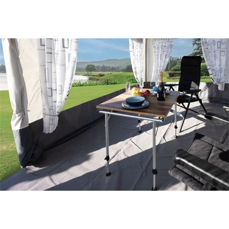 tappeto per veranda villa eco 2,5x6 m grigio