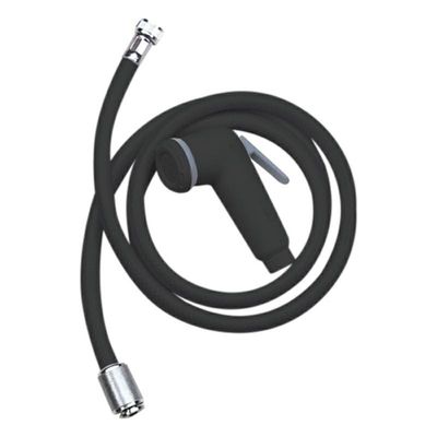 DOCCETTA CON FLESSIBILE IN PVC NERA 200CM. 3/8"" F