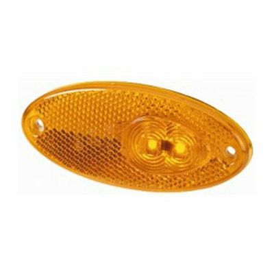 LUCE SIDE-MARKER ARANCIO SBALZO ORIZZONTALE - Hella