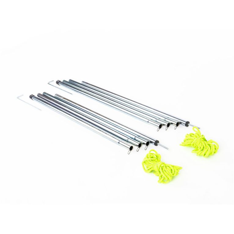 asta di sostegno in acciaio 196 cm, 2 pz - reimo tent