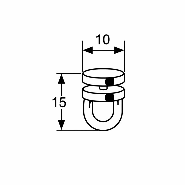gancio nylon per tendine - guida a c