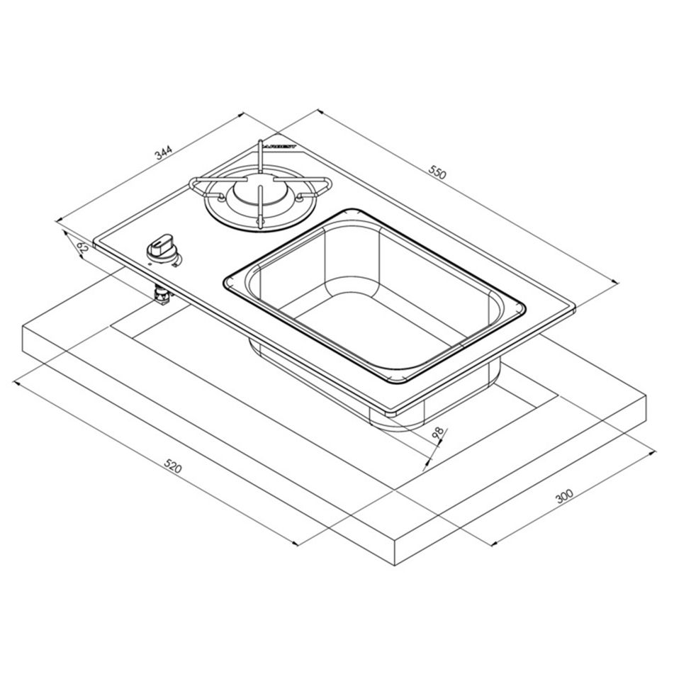 combinato-fornello-lavello-550x334x150-mm-18-kw