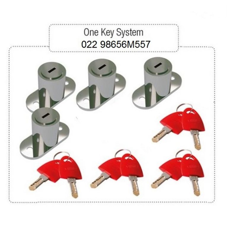 kit 4 locks std safe door - fiamma