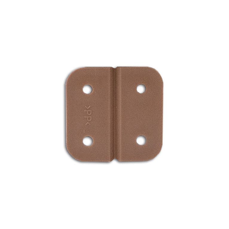 cerniera plastica marrone