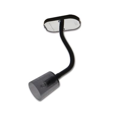 Faretto - 1 Led - Luce Bianca Fredda - Usb - Nero