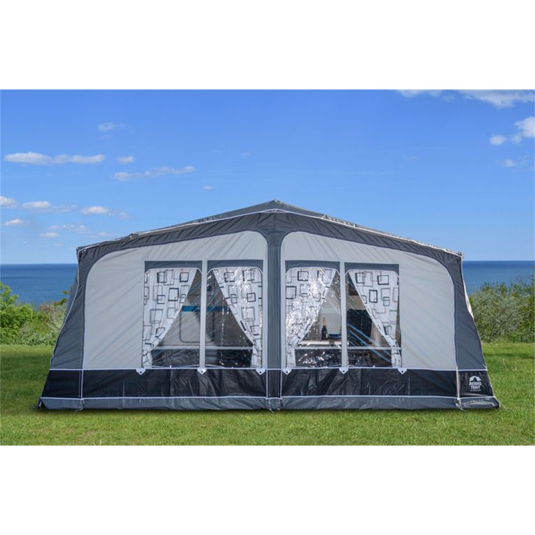veranda caravan palermo misura 9 acciaio 851-875 cm