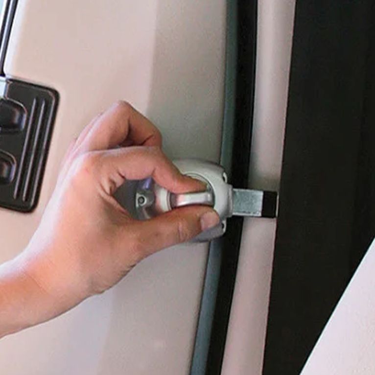 blocco porta cabina safe door guardian transit prima del