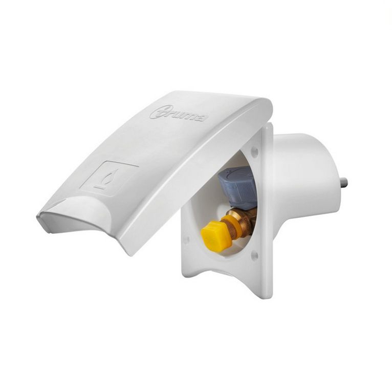 presa esterna gas truma bianca 23291-01