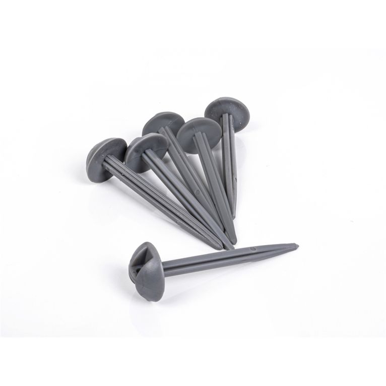 picchetto per tenda in plastica 8 cm, 6 pz - reimo tent