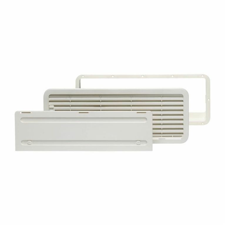 kit ventilazione inferiore dometic ls 200 bianco per griglie frigo camper