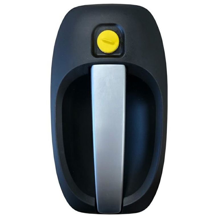 parte esterna nera/argento serratura smart 1122dxcp51pen