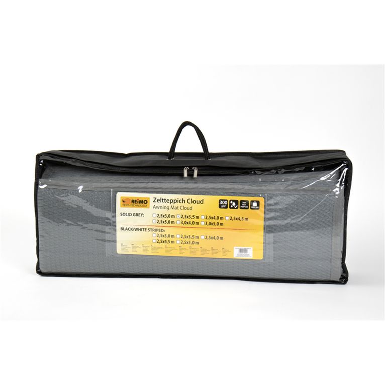 tappeto per veranda cloud grigio 2,5x4,5 m in pp