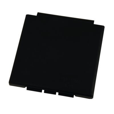 Coperchio di ricambio nero quadrato per presa CEE