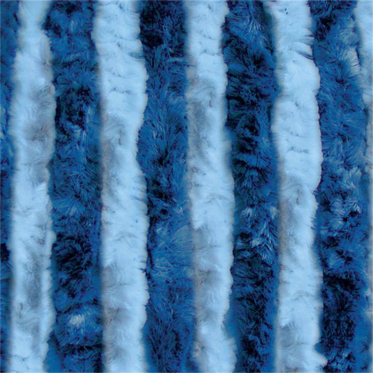 tenda ciniglia azzurro / blu • 56 x 200 cm
