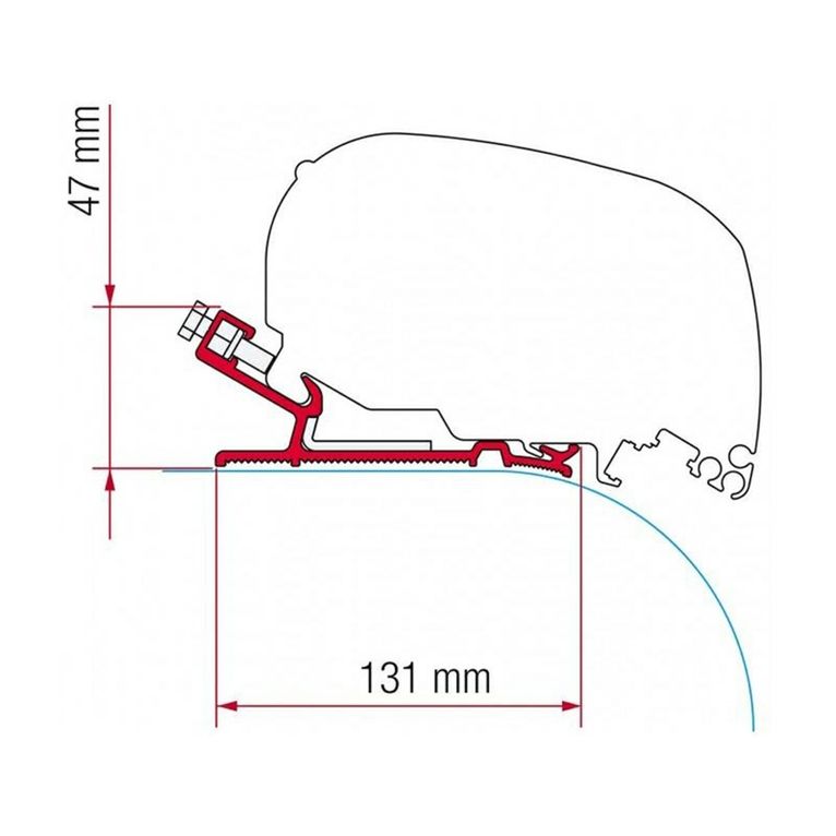 kit auto cruise (3 staffe da 15 cm.) - fiamma