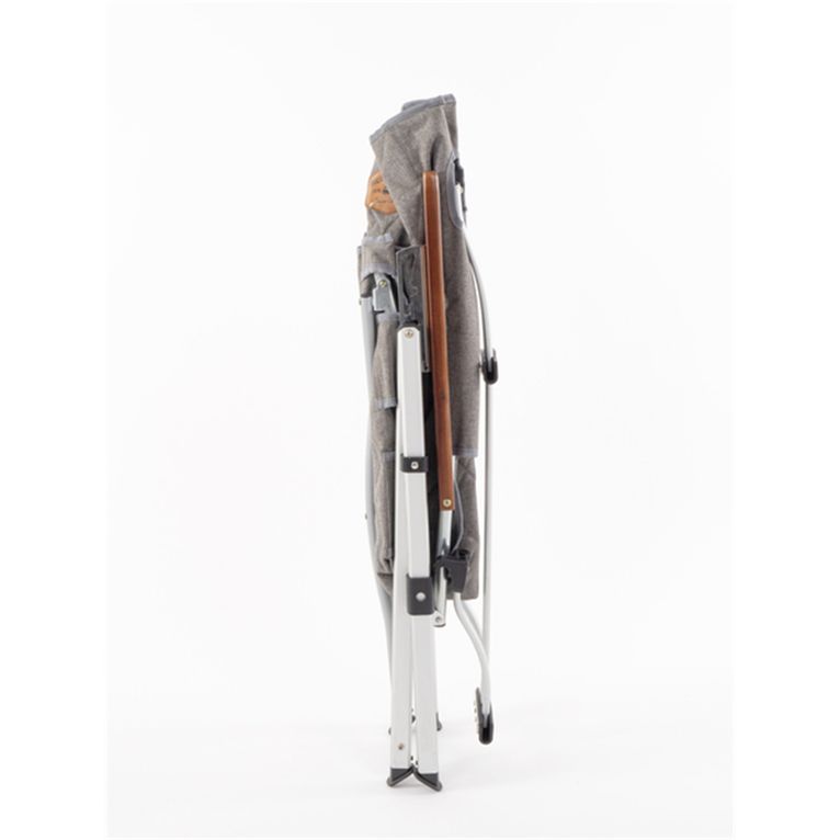 sedia pieghevole joplin deluxe imbottita grigio melange