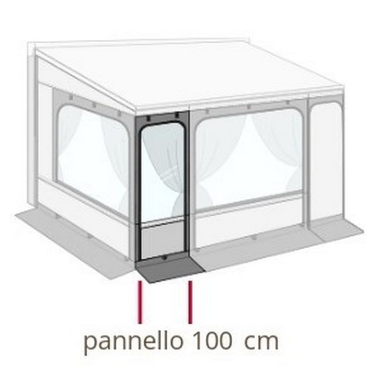 front panel cm.100 cs zip/room - fiamma