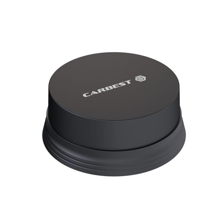 antenna da tetto 5g/lte 4x4 mimo nera ø18x7 cm - carbest