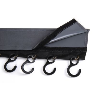 Barra con 8 ganci per keder e velcro, 58 cm - Camp4