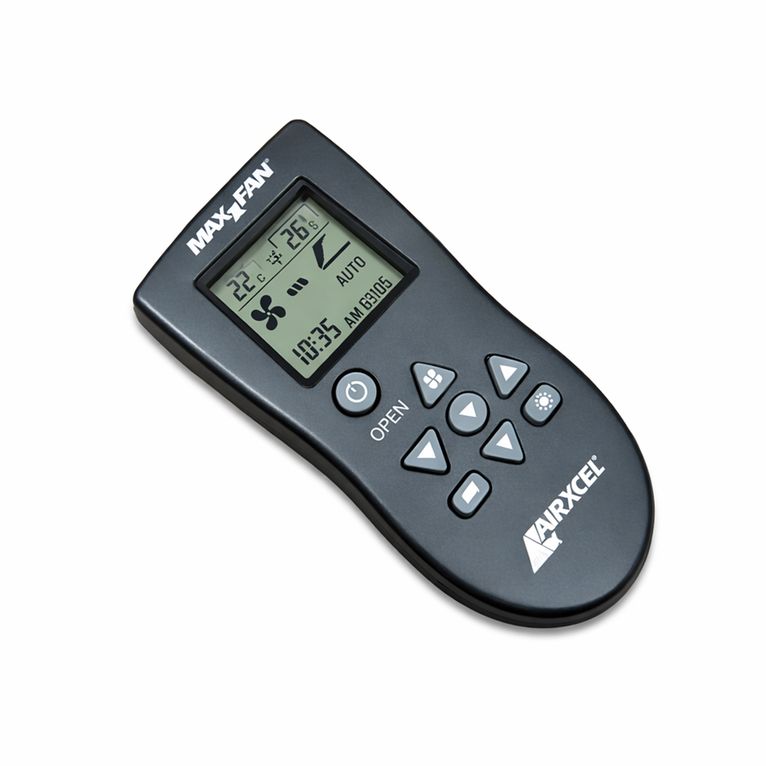 maxxfan deluxe - oblò motorizzato - nero