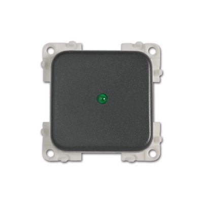 Interruttore con LED • 12 V • verde / grigio