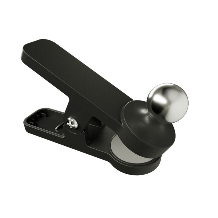 clip nera per lampada tavolo