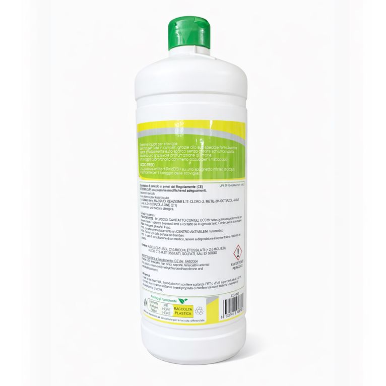 rinodish detergente per piatti 1 litro a bassa schiumosità