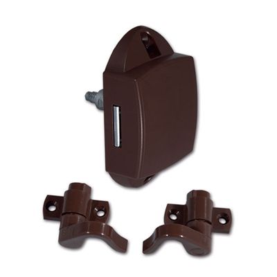 Push-Lock Unilaterale - Marrone - Con Ganci