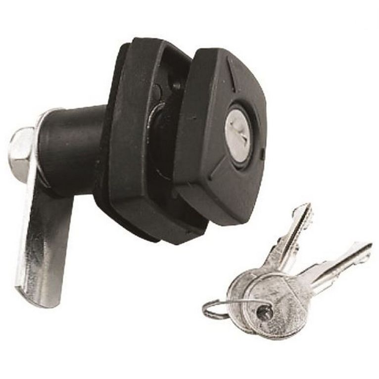 serratura portellone nera staffa di n1036-d