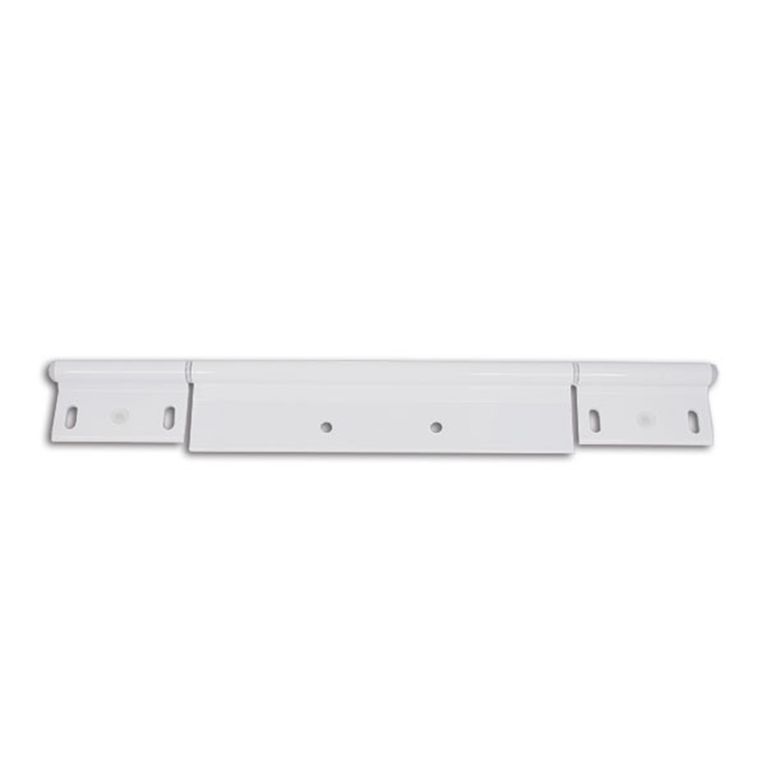 cerniera alluminio bianco • 350 mm • 6 fori