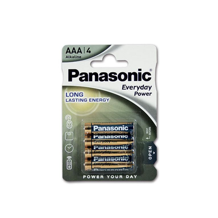 batteria alcalina tipo aaa panasonic • 1,5 v
