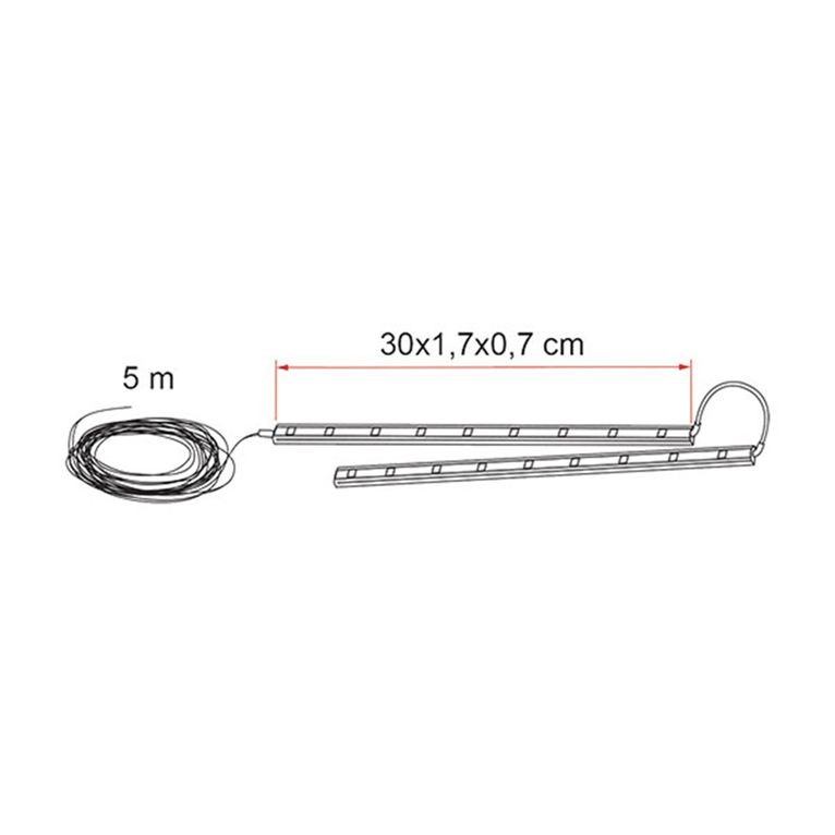 awning arms led cob - fiamma