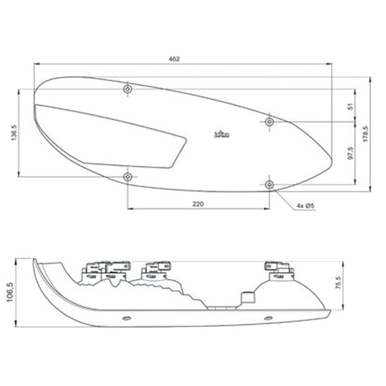 fanale multifunzione l3000 camper - sinistro