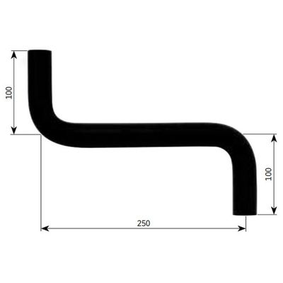 ALDE RACC.S GOMMA 100X250X100