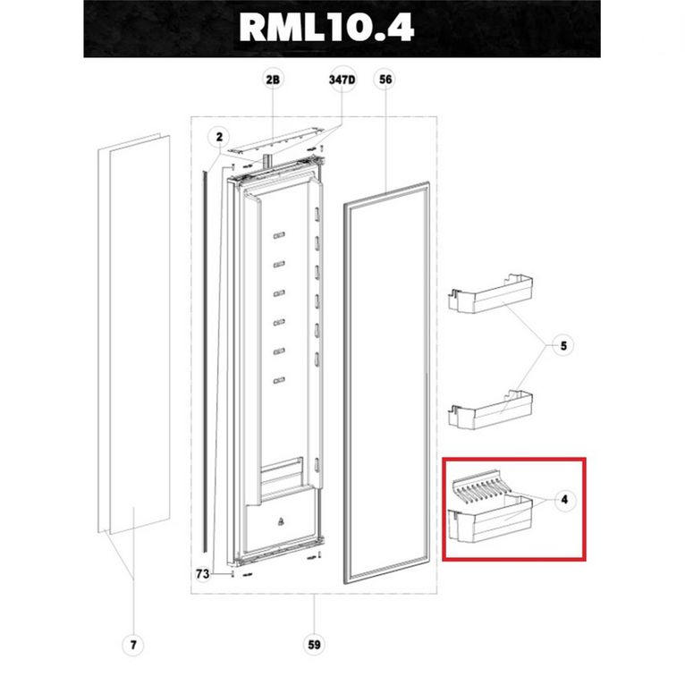 mensola porta rml 10.4
