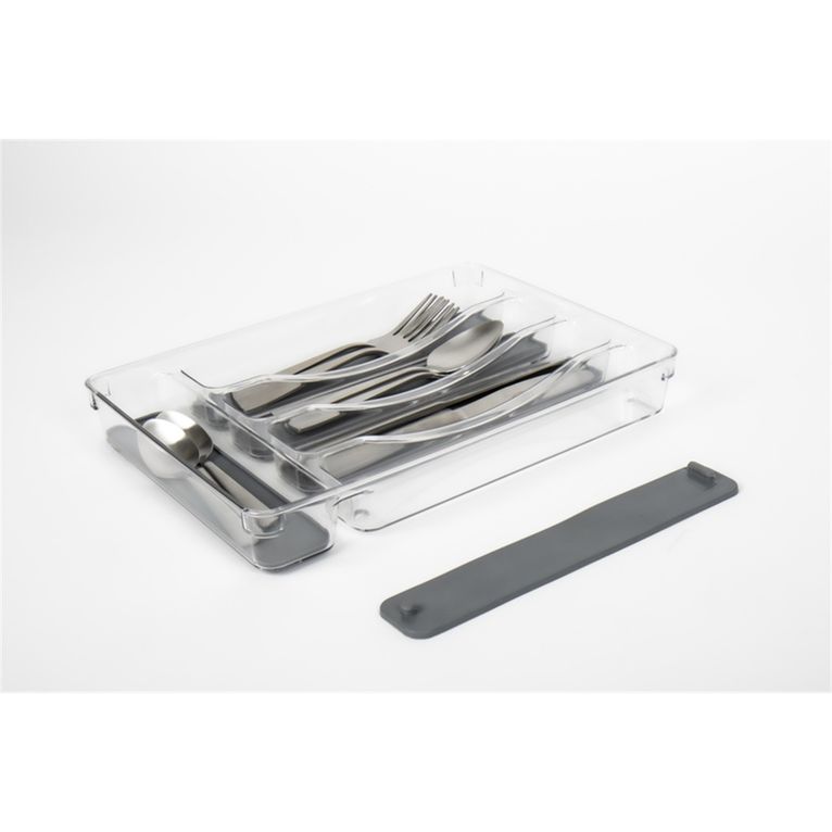 portaposate in plastica trasparente 32,5x23x4,5 cm