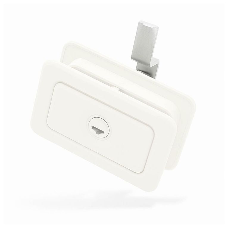 quadro serratura push lock bianca - cilindro e chiavi za