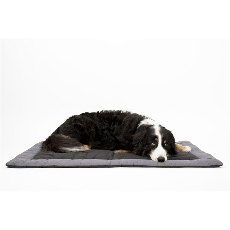 coperta outdoor per cani abby 100x65 cm nero/grigio