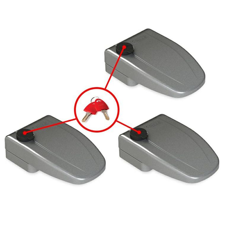 blocco di sicurezza safe door 3 grey - fiamma