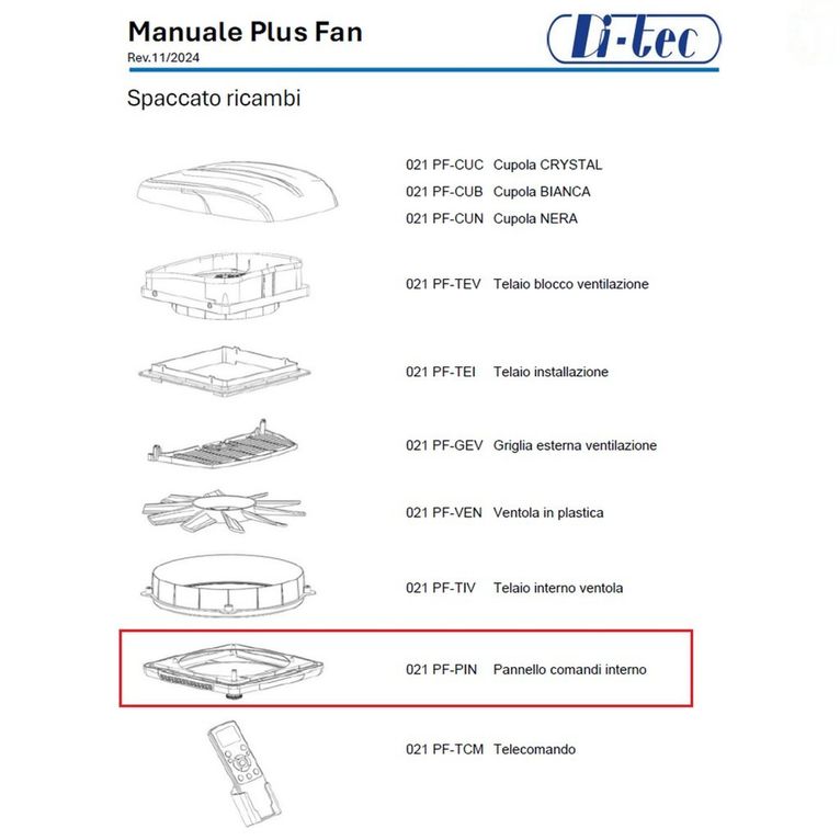 scheda elettronica plus fan 2.0