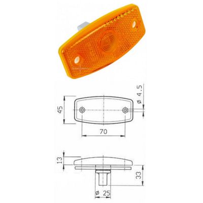 SIDE MARKER CATARIFRANGENTE A INCAS