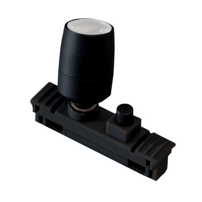 SPOT NERO SINGOLO CON INTERRUTTORE
