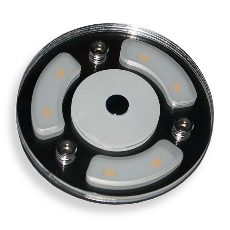 plafoniera tonda led, luce 4000k co mlr3.2d blister