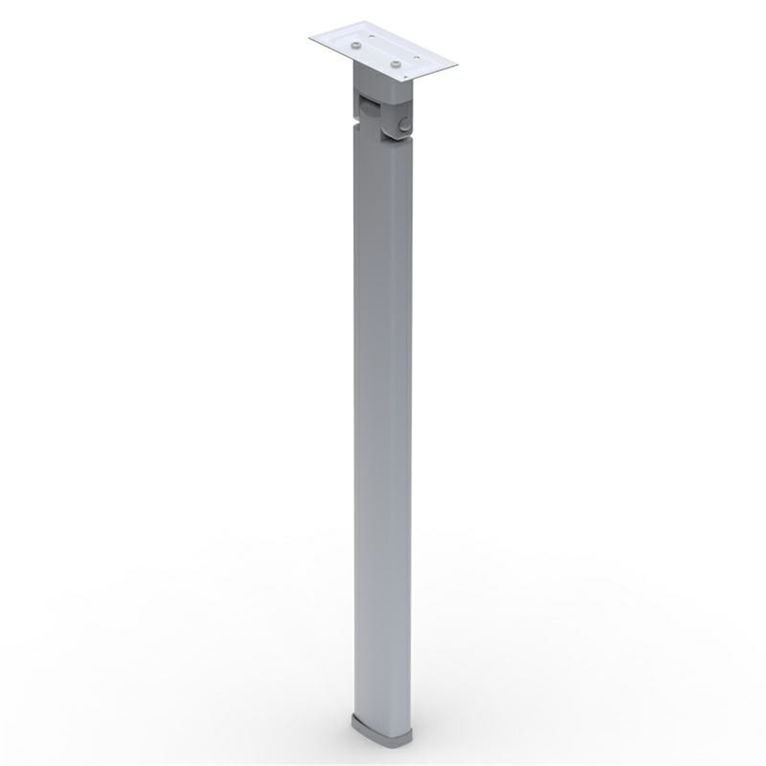 star 1 gamba pieghevole allumino/acciaio 60x32mm. h.720m