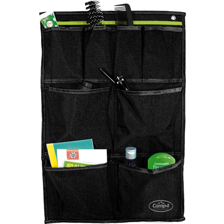 organizer tessa maxi 40x60 cm nero/lime - camp4