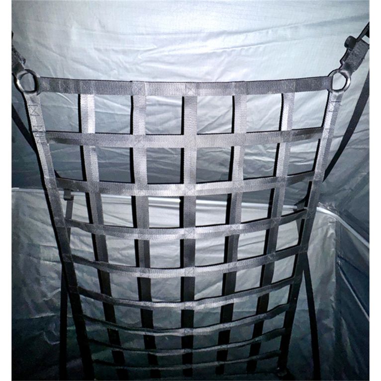 rete portaoggetti per tenda da tetto wallaby 2, nera