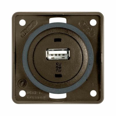 BMPUSB PRESA BERKER USB 5V 1A MARRONE (EX 95314.50)