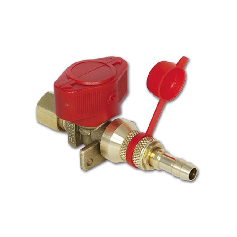 rubinetto con attacco rapido - ø 8 mm
