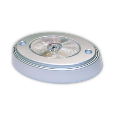 FARETTO OVALE POWER LED 1W ARGENTO